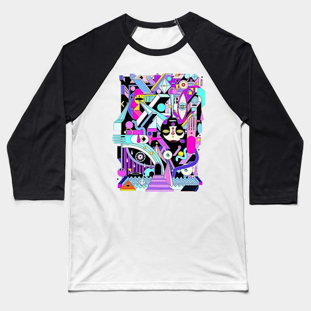 geometric Baseball T-Shirt by rogergren